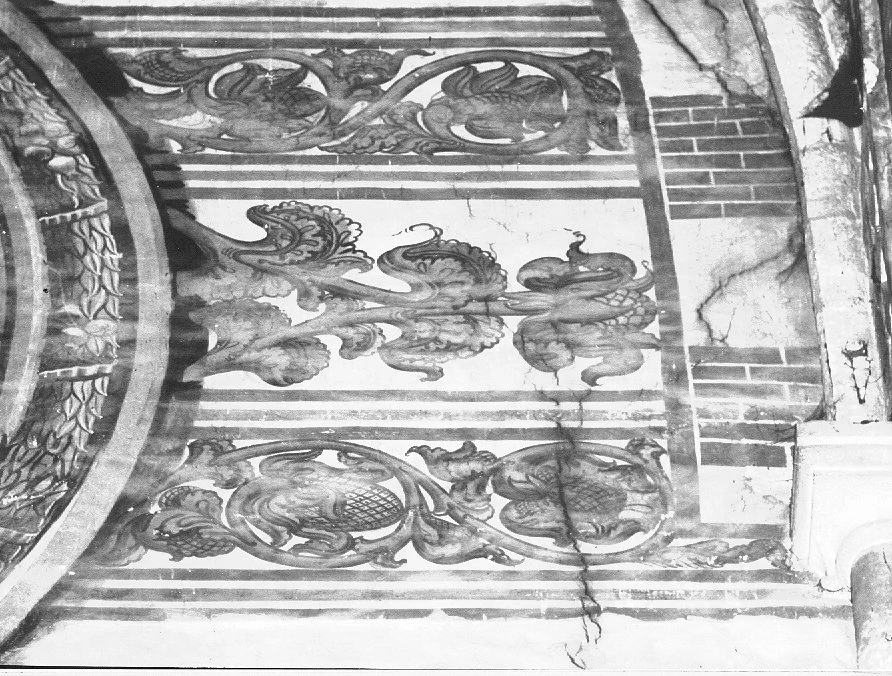 Motivo decorativo floreale - Chiesa di S. Pietro da Verona in S. Anastasia, Verona, attribuito 1